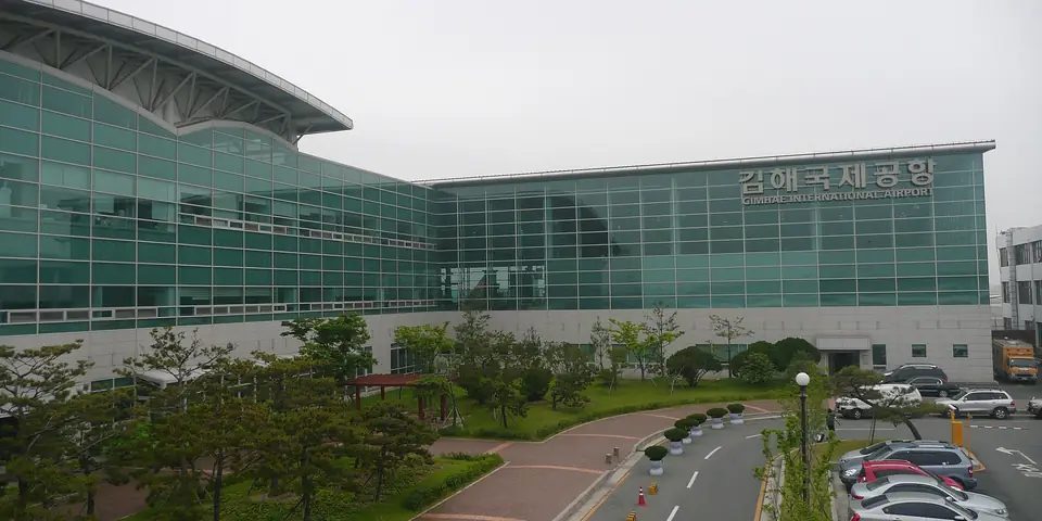 金海空港の国際線ターミナル
